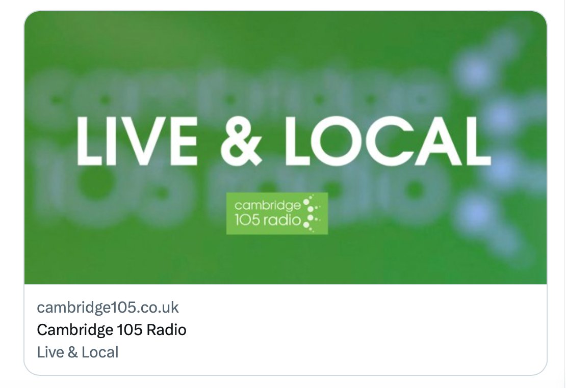 stevewarnerbros's tweet image. Thanks Les Ray for playing Corran Ferry on  #SandD #cambridge105 tonight