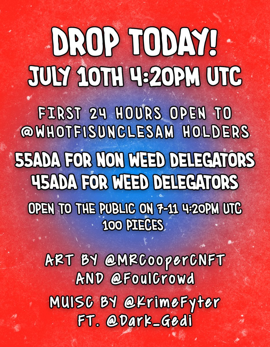killnickchill's tweet photo. What a great day to get back! @WhoTFisUncleSam @MrCooperCNFT @KrimeFyter @Dark_gedi 

💥BANG BANG💥

#CNFTCommunity #CNFTCollection #CNFTdrop #NFTs #CNFTs #NFTCommunity #ADA #CardanoNFTs #LetsFuckingGO #HomieCollabs #GetWitItOrGetBent https://t.co/CSDnYpjRhf