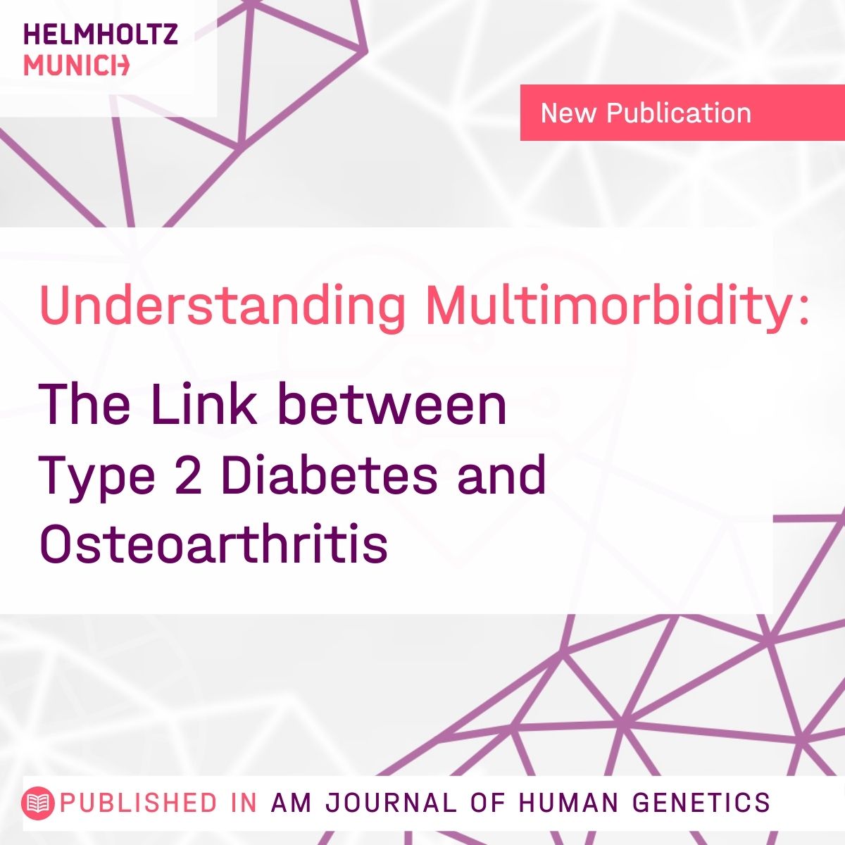 📝#PaperAlert: Treatment for #multimorbidity of #type2diabetes &amp; #osteoarthritis?
💡A team around <a href="/ArrudaAnaLuiza/">Ana</a> &amp; <a href="/EleZeggini/">Eleftheria Zeggini</a> <a href="/CompHealthMuc/">Computational Health Center</a> identified genes associated with both diseases that might offer a way for #Drug repurposing:
🔗t1p.de/90hoo