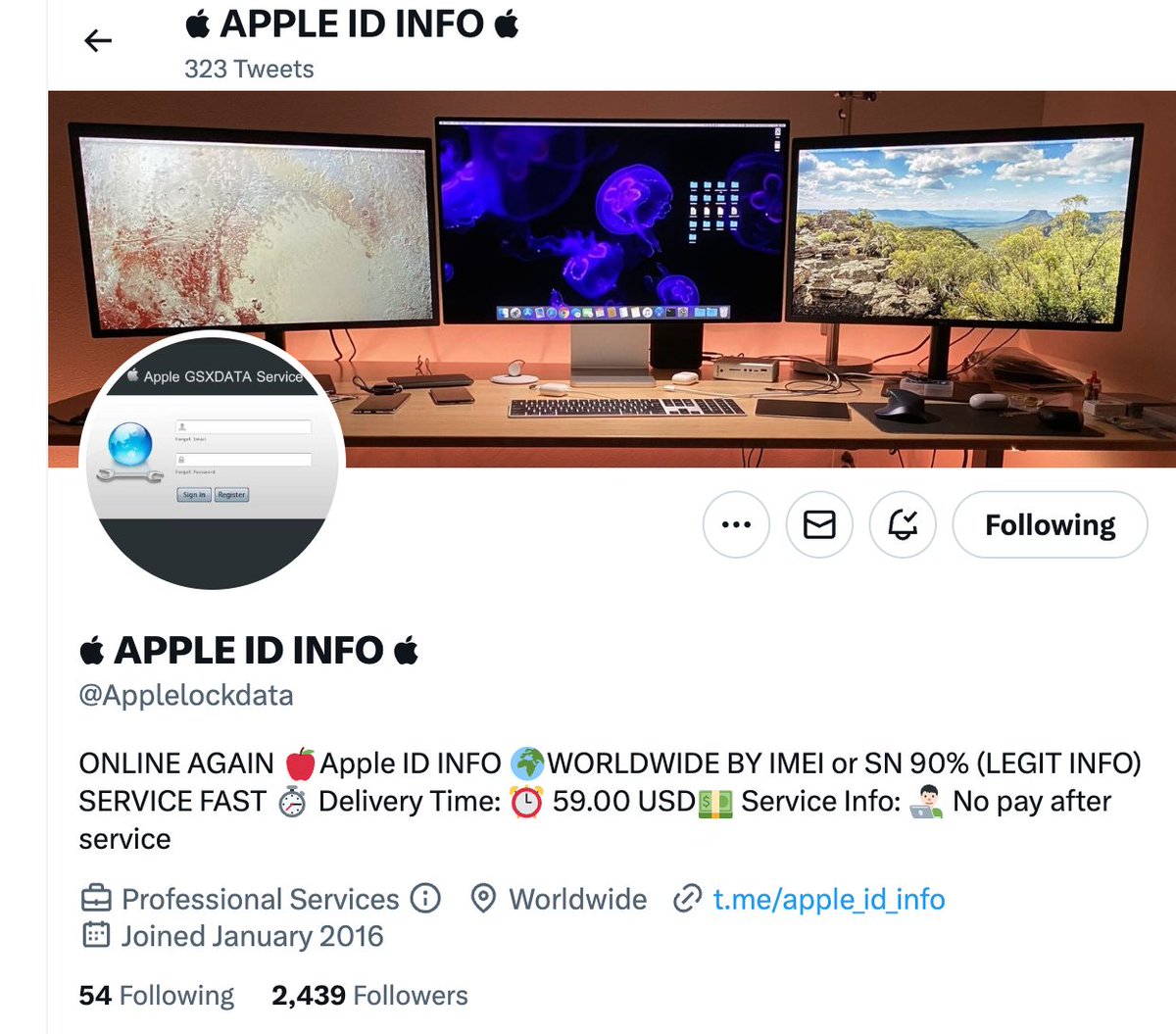 javelin_icloud's tweet photo. SCAMMER
@Ap23457

Do not send your money to this rat https://t.co/6y7Ec1IUkS