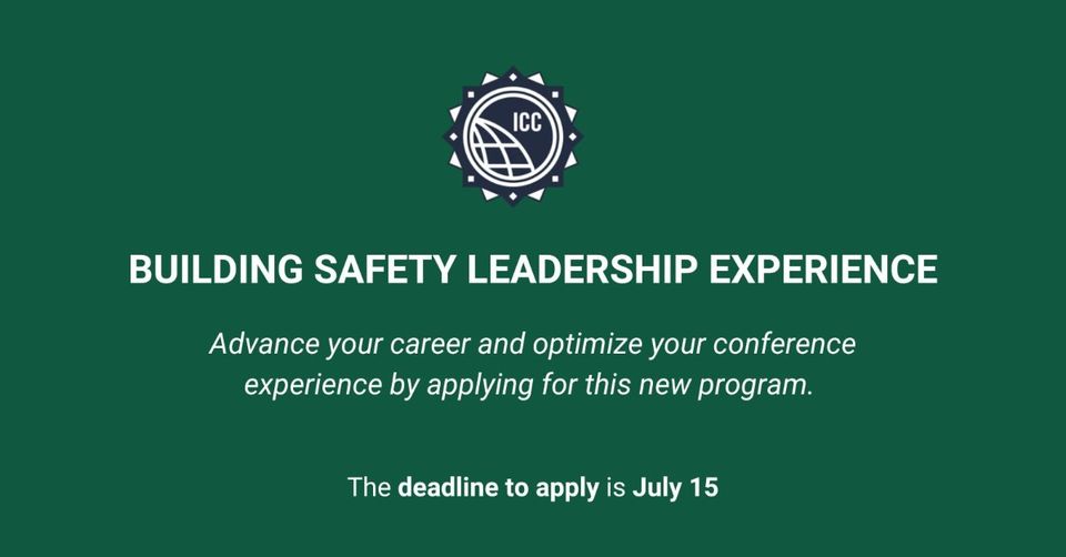 Advance your career and optimize your conference experience! 

The deadline to apply for the Building Safety Leadership Experience is July 15. Don't miss out! 

Apply here: bit.ly/3O6fvFV  #CodeCouncil #BuildingSafety #Leadership