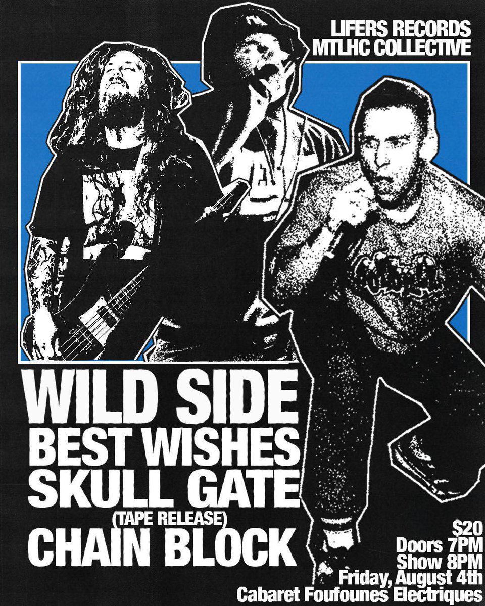 SkullGateHC's tweet photo. Tape release next month in MTL - roll out for this one, gonna be a banger! https://t.co/3mRVIiDDux