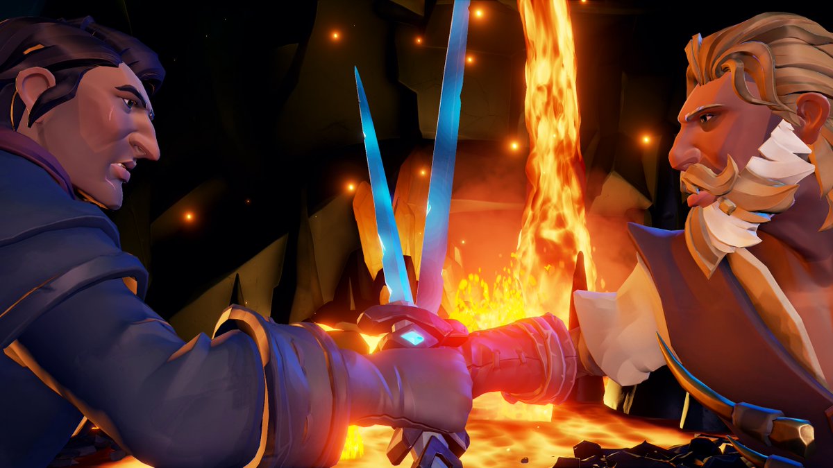 Duel of fates

#SoTShot : The Devil’s Roar  
<a href="/SeaOfThieves/">Sea of Thieves</a>
#SeaOfThieves #VirtualPhotography