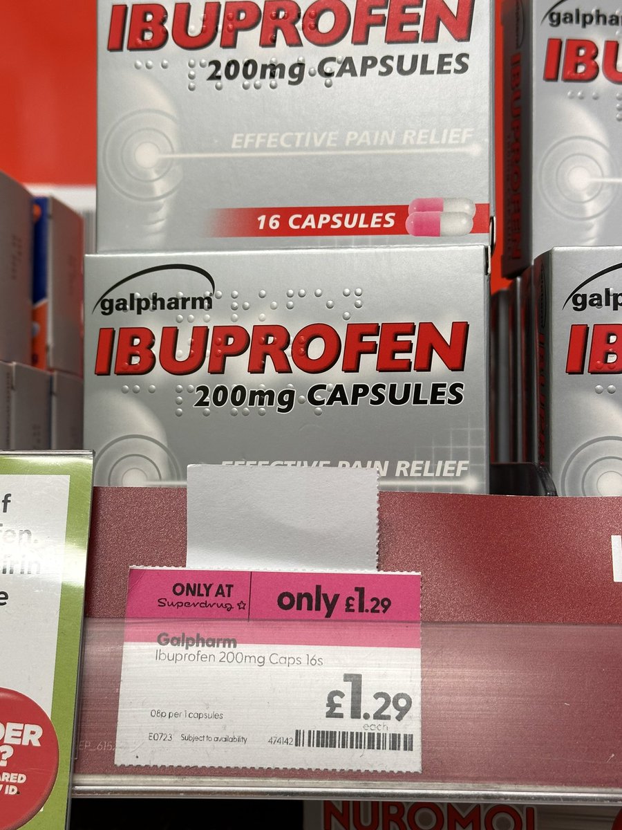 your regular reminder that these are THE ABSOLUTE SAME DRUG and branding something as period pain relief and doubling the price is disgusting