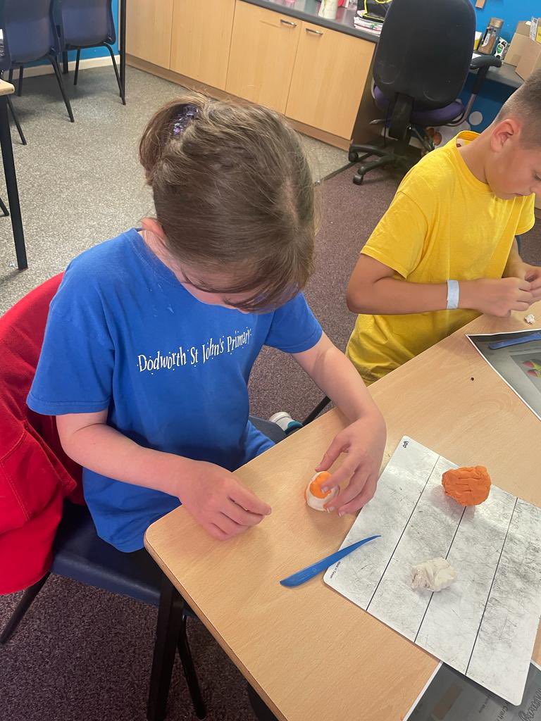 DSJ_Year4's tweet photo. We started our clay models today working on the base. A great job Year 4! Well done! https://t.co/5gWb4iscCv
