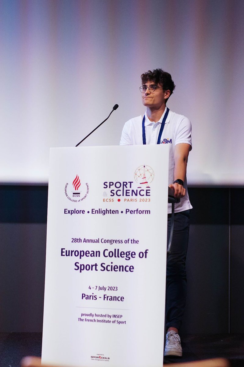 GoldbergMathias's tweet photo. First communication at an international congress @E_C_S_S 2023 in Paris 🇨🇵.

Really proud to share the results of our study done at @LIBM_lab !

Many thanks to my supervisors and our lab team for this crazy week. https://t.co/56Bex6o2ds