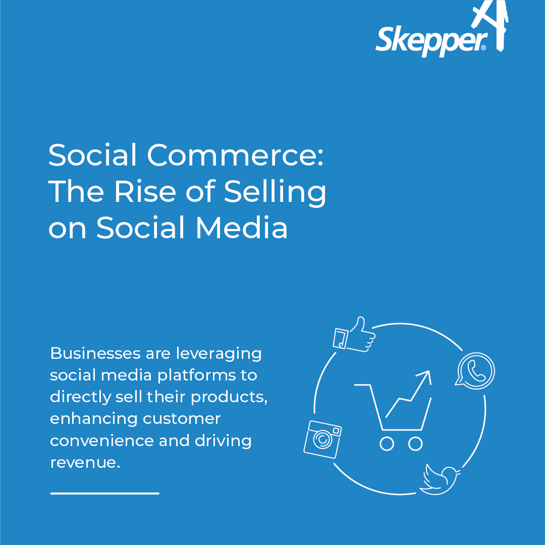 Discover the power of social commerce! Businesses are taking advantage of social media platforms to directly sell their products, making shopping more convenient than ever. 

#SocialCommerce #ShopSocial #ConvenienceIsKey #Skepper #AgencyLife #SocialMedia