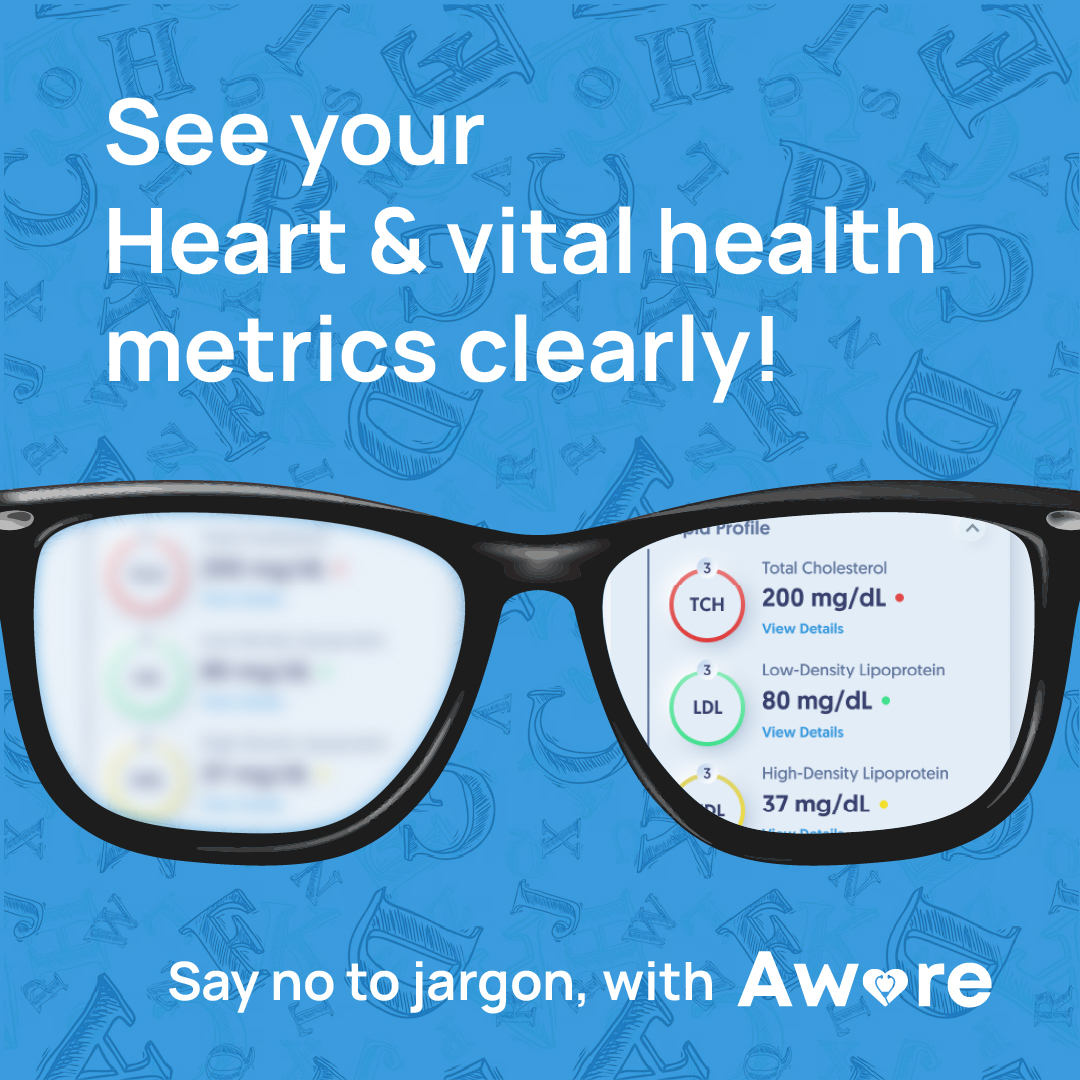 HeartMender77's tweet image. See your heart health clearly with #Aware. Precise, easy-to-understand insights. #HeartHealthMatters #ClearInsights