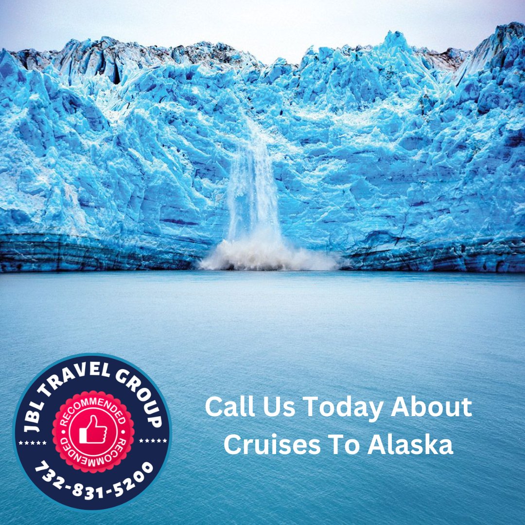 At 76 miles long and seven miles wide, North America’s largest tidewater glacier makes even the largest ships in the region feel small. Watch massive chunks of #HubbardGlacier translucent blue ice crash into the bay
Call #jbltravel today for more information #alaskacruises