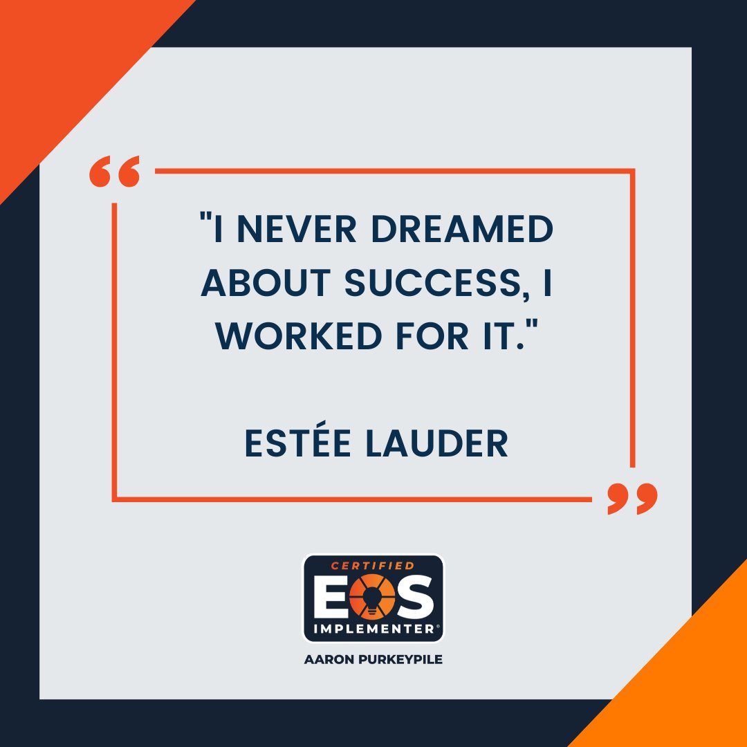 purkeypile_eos's tweet photo. The dream can't just live in your head. You have to work for it!
#vision #traction #healthy #purkeypileeos #EOSLife #accountability #entrepreneur #smallbusiness https://t.co/whHGWGB48h