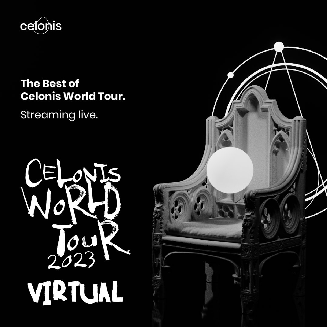 Celonis's tweet photo. Couldn’t attend Celonis World Tour in person?
Don’t worry. We’ve got you covered.
Catch the highlights on July 19: https://t.co/FOW5HWnyOg
#CelonisWorldTour
#ProcessMiningRoadshow https://t.co/35L6ThhTH2