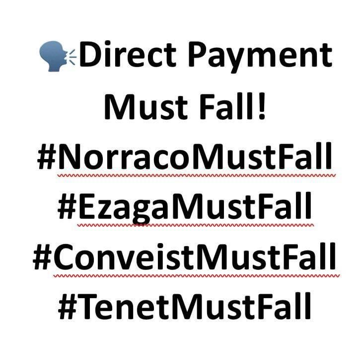 LeanardMan1's tweet photo. @myNSFAS #DownWithDirectPayment
#SausMustFall https://t.co/QOQCdeXoBG