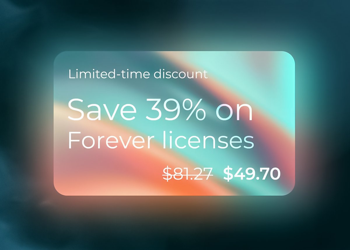 Save 39% on Forever licenses for MyQuickMac Neo and 4-Organizer Ultra. Get the Forever license for $49.70 instead of $81.27. AI-powered computer care. Buy now at ambeteco.com/limited-time-d… #discountsavings #softwaredeals #savingspecials #productivitytools