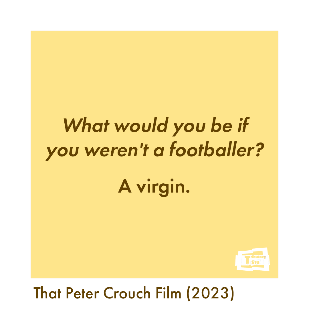 tributarystu's tweet photo. This documentary takes us through the winding path Crouch took in fulfilling his dreams, with some focus on bullying and combating the stigma of otherness. I'm not sure it's inspirational, but it's well put together and offers some good moments of levity. 7

#thatpetercrouchfilm https://t.co/xmLwJJn1ZB