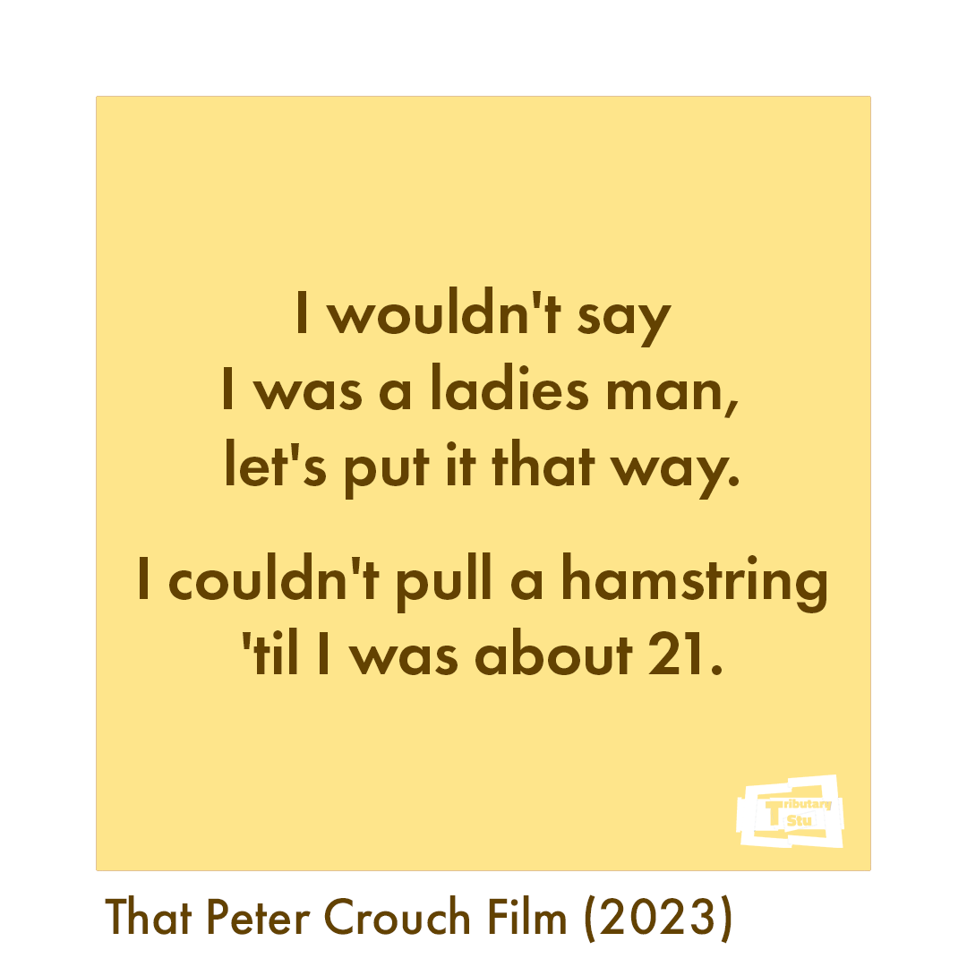 tributarystu's tweet photo. This documentary takes us through the winding path Crouch took in fulfilling his dreams, with some focus on bullying and combating the stigma of otherness. I'm not sure it's inspirational, but it's well put together and offers some good moments of levity. 7

#thatpetercrouchfilm https://t.co/xmLwJJn1ZB