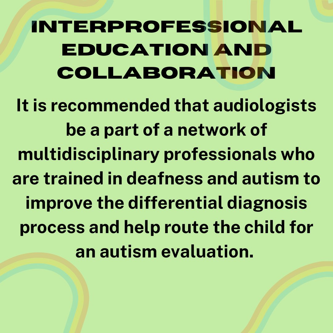 WSUSAA's tweet photo. (1/2) In order to improve clinical care for children with ASD, it is imperative that audiologists make use of developmentally-informed testing strategies, make recommendations to manage auditory deficits, and… https://t.co/nW20cV0dll