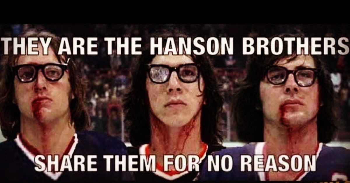 It’s #SlapShot #Monday 
Should say Retweet!
Make the best of it👊