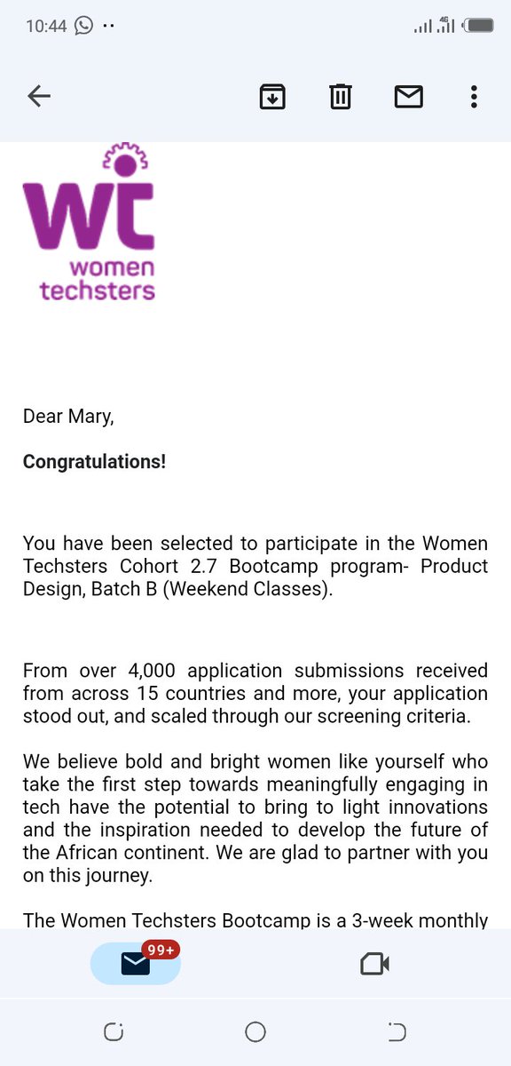 MaryKp5's tweet photo. Grateful to be a part of beautiful journey with @Tech4DevHQ. Thank you for the opportunity.

@Tech4Dev.  #WTBootcampCohort2.7 #Microsoft #FintechEgypt https://t.co/KRp2HX04CA