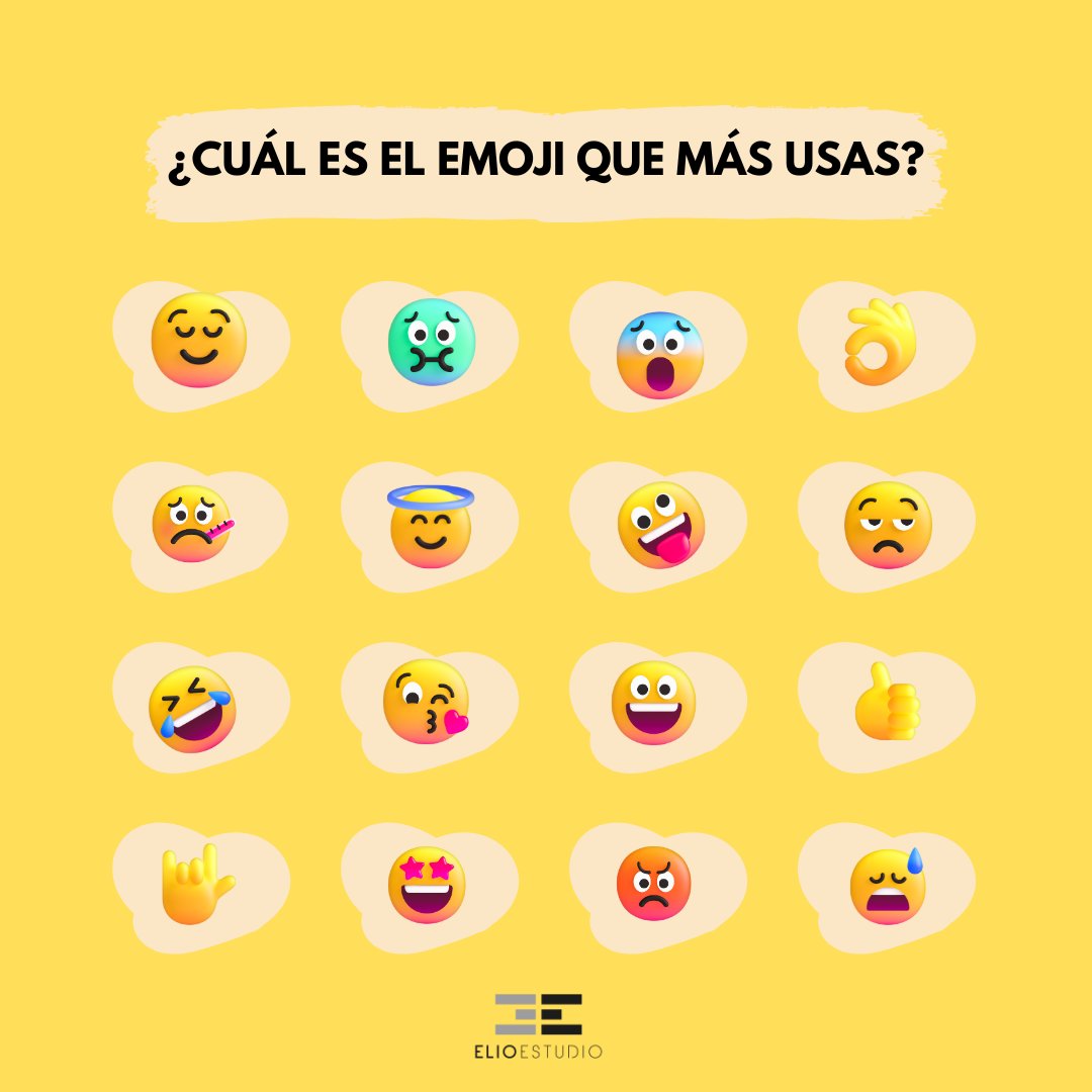 Hoy es el #DiaMundialdelEmoji. ¿Cuál es el #emoji que más usas?