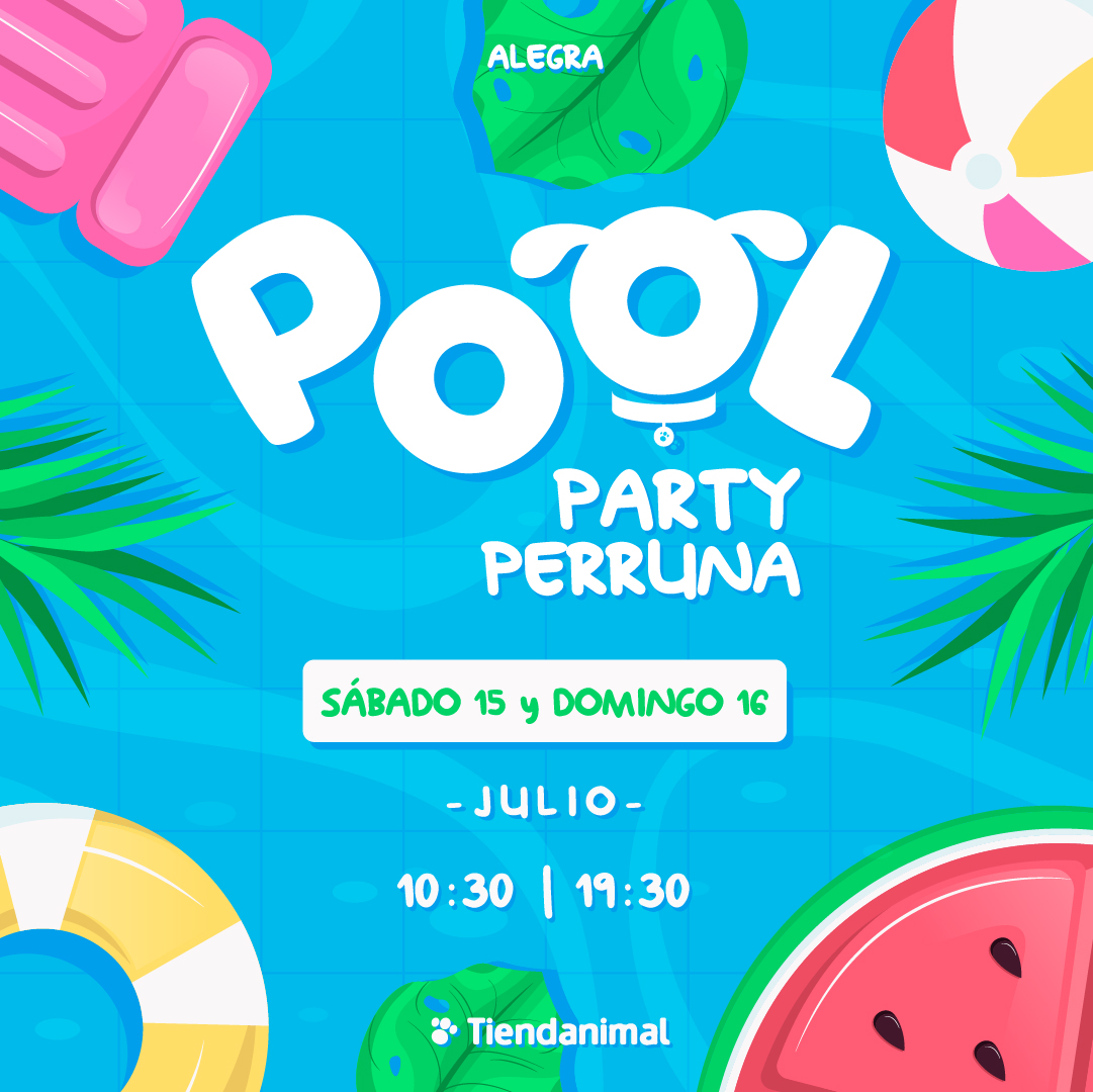 ¡Nuestros amigos peludos se merecen un buen chapuzón! 💦🐶

Ven a #ParqueAlegra el 15 y 16 de julio y disfruta de un día muuuy refrescante en la Pool Party de <a href="/tiendanimal/">Tiendanimal</a>: piscina, photocall, helados ¡y muchas más sorpresas!🤩

¿Quieres saber más? bit.ly/3rpiFvo