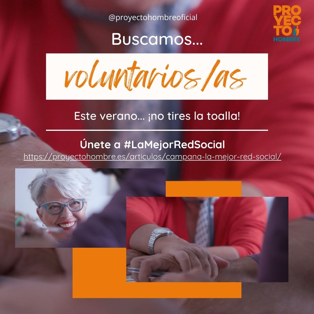 ProyectoHombre_'s tweet photo. 💥¡TE ESTAMOS BUSCANDO! 📢 ¿Tienes planes para el verano? Colaborar como voluntario/a en verano es una alternativa solidaria más sencilla de lo que te imaginas.
👉Conoce más sobre #LaMejorRedSocial:
https://t.co/xgAmA4x9ZX
#Voluntariado #LaMejorRedSocial #SinBulos #SinHaters https://t.co/w5BIGaemCU