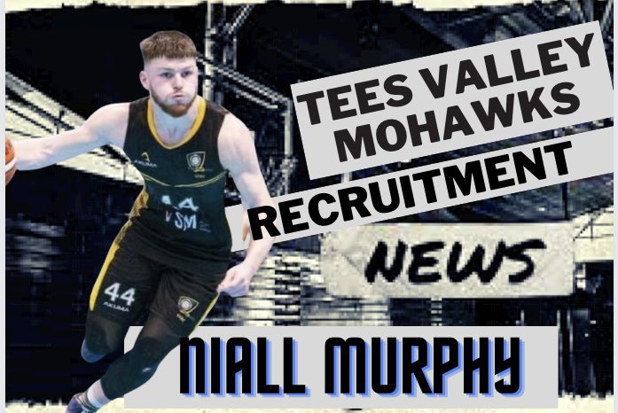Our 9th signing of the summer, Tees Valley Mohawks welcome Niall Murphy. #proudtobeamohawk