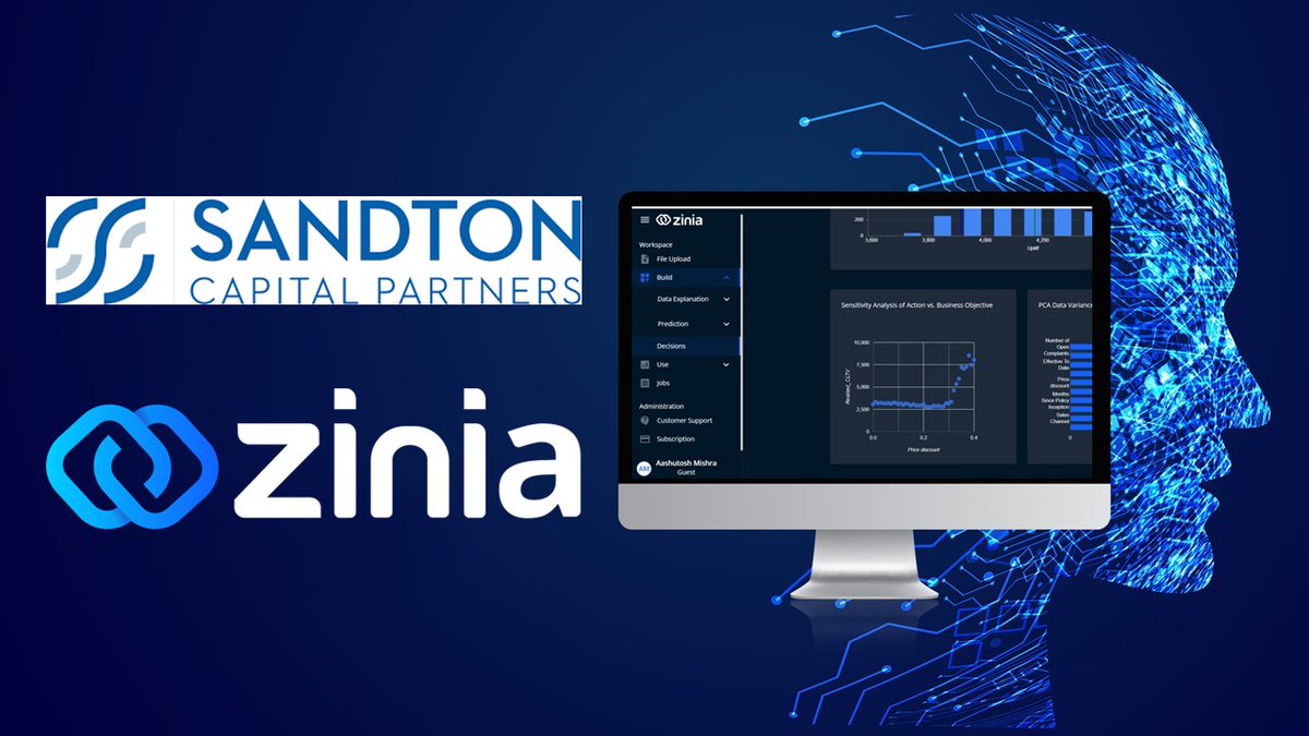 Zinia_ai's tweet photo. We at @Zinia_ai  are pleased to announce that Sandton Capital Partners has adopted Zinia Decision Intelligence AI Platform, to price complex credit opportunities.

#ai #ml #genai #datascience https://t.co/Lci2HMLWne