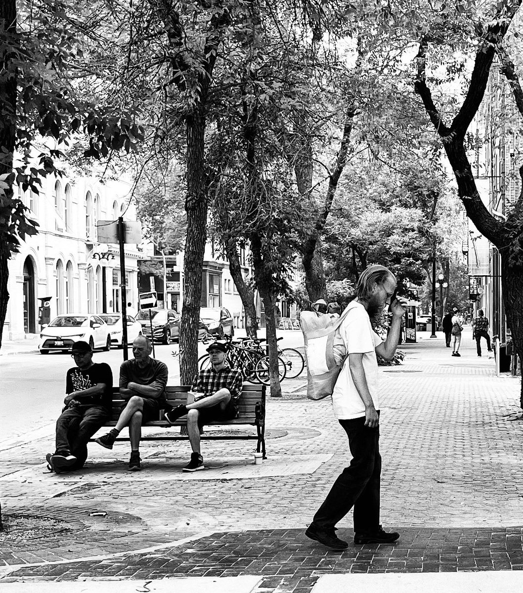 #Winnipeg #streetphotography #blackandwhitephotography #exchangedistrict #womeninstreet