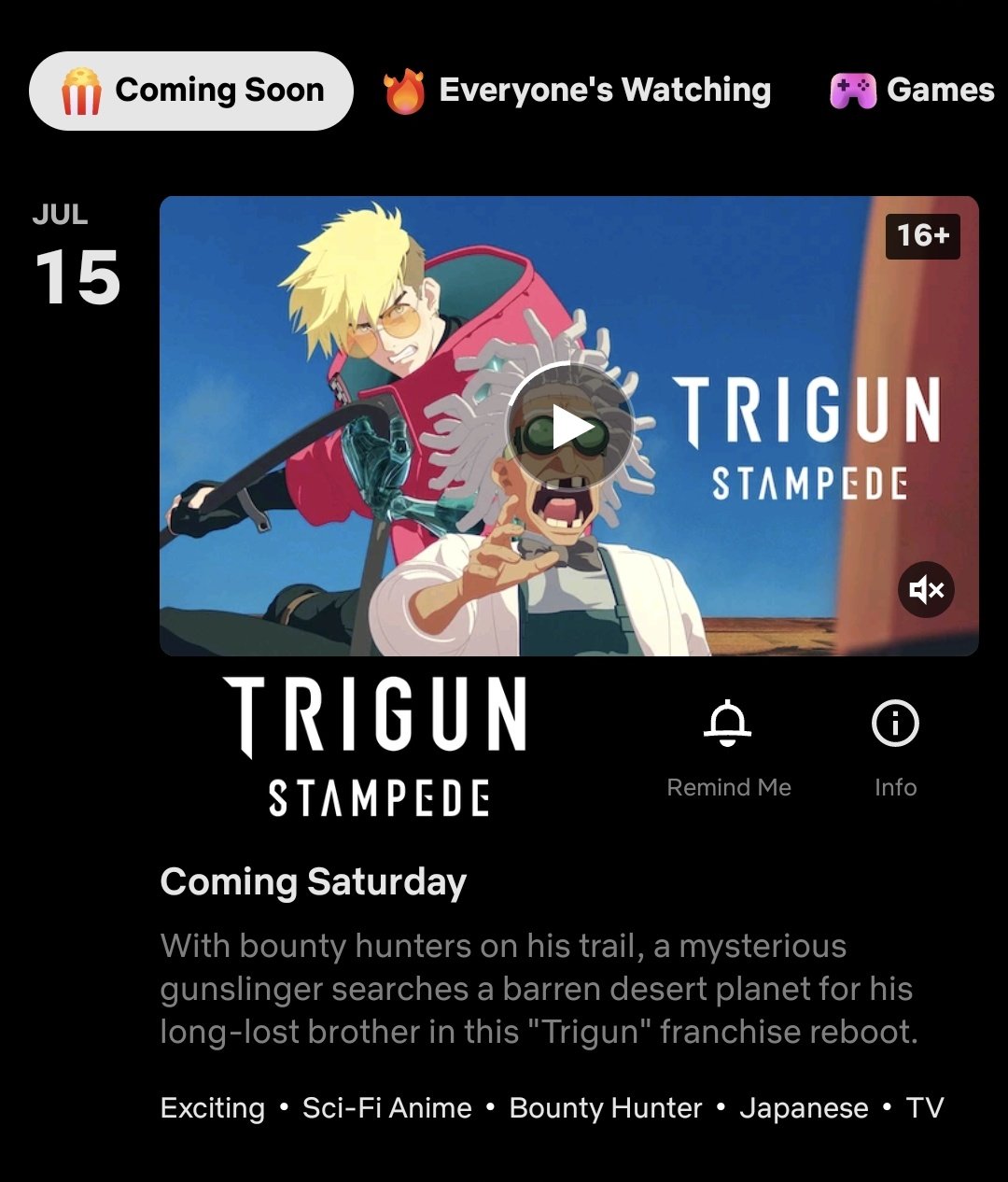 TRIGUN  Netflix