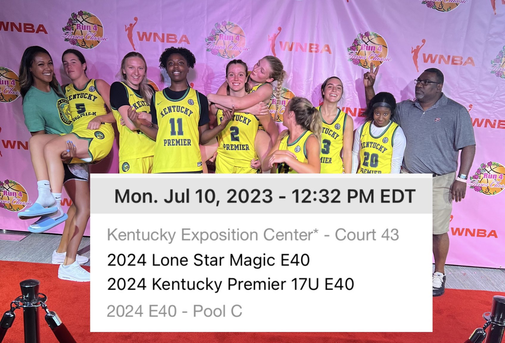 Kentucky Premier 17U E40 on Twitter "If you see us like this today