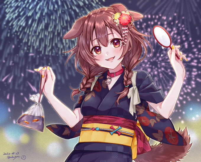 さいきん絵が描けてないから夏っぽい過去絵を載せてお茶を濁す日