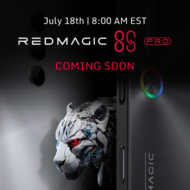 redmagicgaming's tweet photo. New challenger approaches. 🐆💨

Stand to win a FREE #REDMAGIC8SPro and other exclusive prizes on July 27th!

https://t.co/2yuCKoL4Pj

#JoinTheWinnersCircle