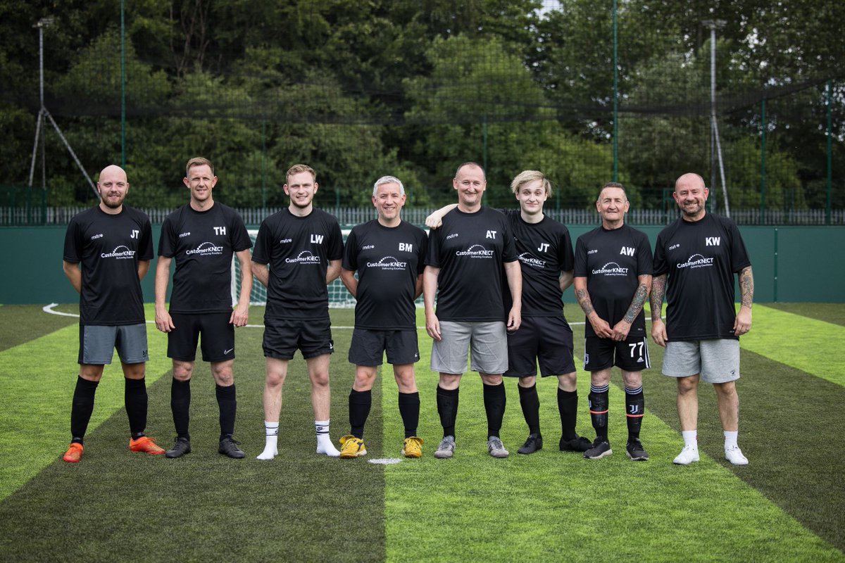 CustomerKNECT's tweet photo. Last Friday, CK took part in the annual Newcastle Charity Football Tournament (NCFT), hosted by @SellickGroup and in aid of @ifucareshare  (a charity who supports suicide prevention and bereavement) 💚

A great day raising money for a great cause! https://t.co/W62Z4maUUr