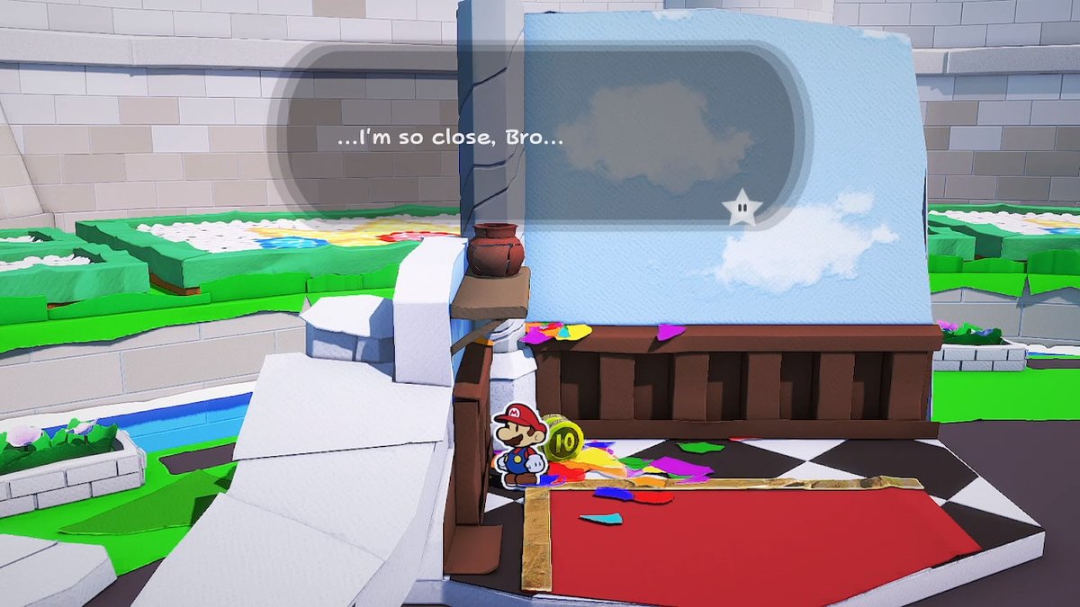 they knew. #PaperMario #PaperMarioTheOrigamiKing #NintendoSwitch