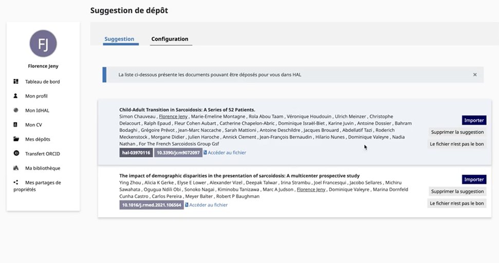 ccsd_fr's tweet image. Suggestion de dépôt : importer dans @hal_fr le texte intégral de publications déjà en libre accès sur d’autres plateformes est l’objectif de ce nouveau service pour les chercheur.e.s #HALiance #scienceouverte