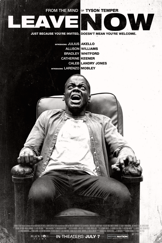 #LEAVENOWmovie, starring Julius Akello, Allison Williams and Bradley Whitford, is in theaters NOW! 🍿🎦

Get tickets 🎟️: blackdoll.co/LEAVENOW
View trailer 🎞️: blackdoll.co/LEAVENOW