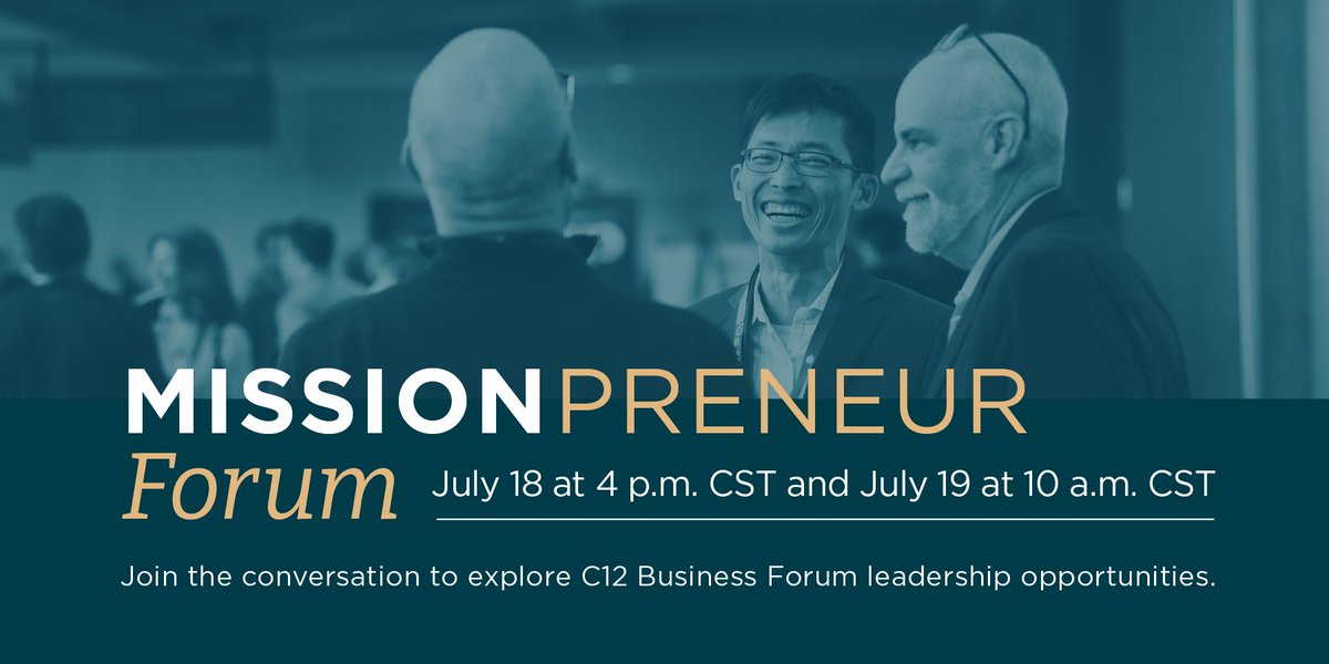 c12forums's tweet image. Tomorrow: Join the conversation of executives who are ready to take the next step in leading other business leaders.

Sign up to attend today: bit.ly/3C93Cbq

#CEO #ExecutiveSearch #ChristianBusiness