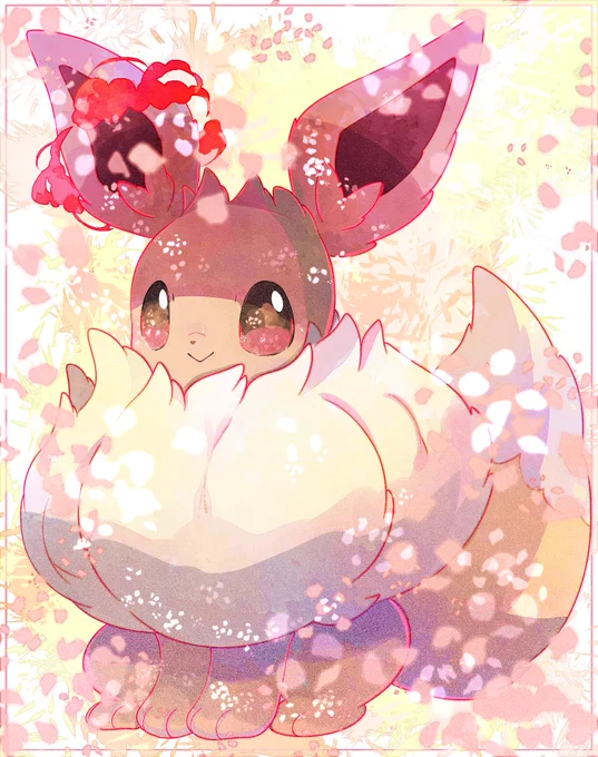 【毎日投稿1077日目】図鑑No.0133 イーブイキョダイマックスのすがた #LKのポケモンずかん 