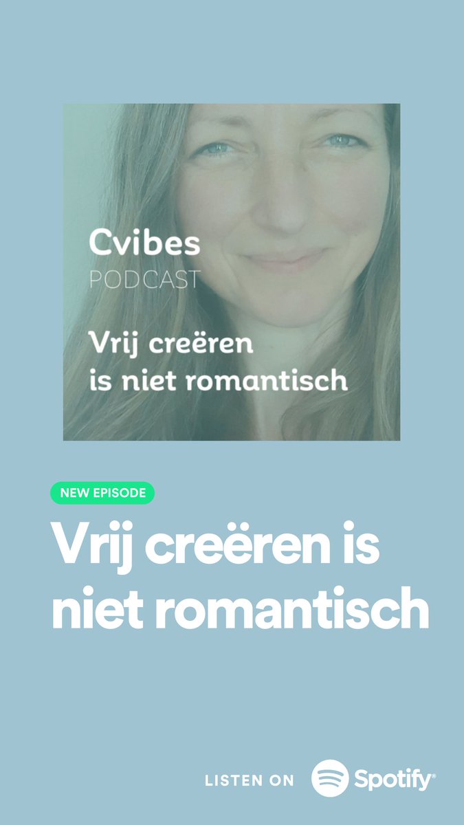 Yes, Cvibes is weer terug, m'n podcast over het koesteren, voeden en uitleven van je creatiekracht.

De nieuwste aflevering over vrije creatie staat nu voor je klaar:

spotifyanchor-web.app.link/e/Yu1zk2bRjBb

#podcast #creationcatalyst