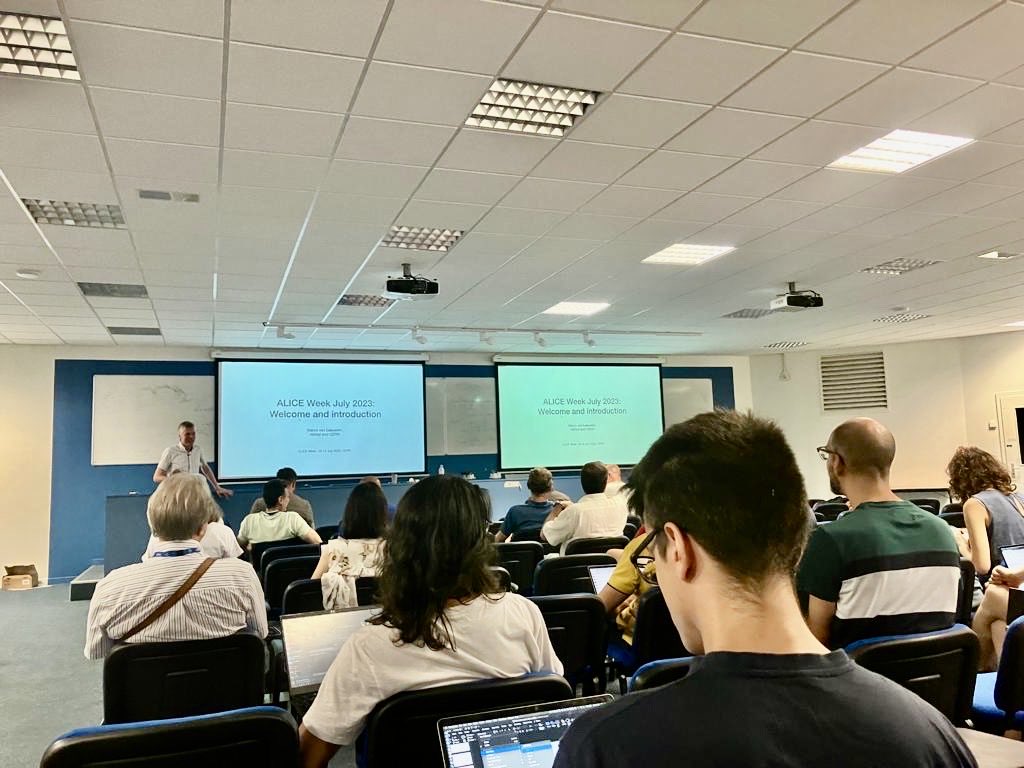 ALICE Collaboration meeting started today at CERN with the first talk by Spokesperson ..