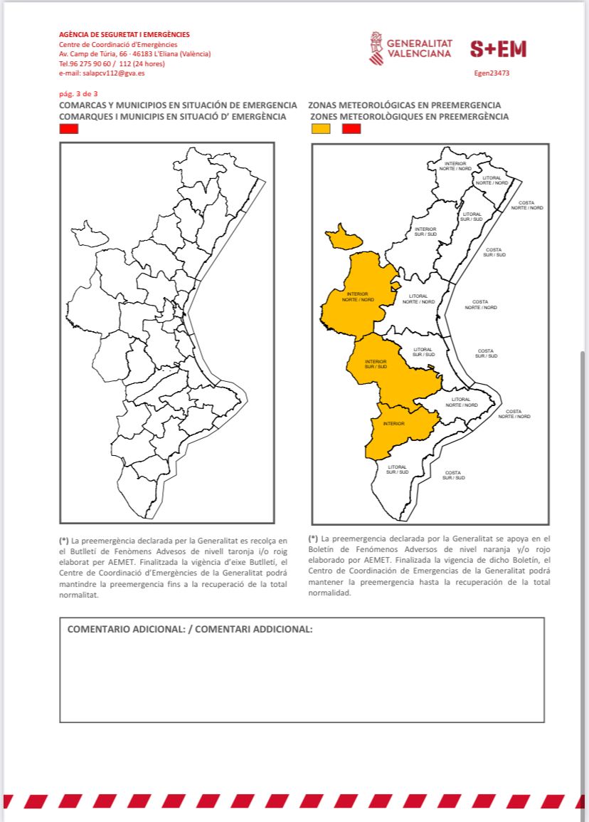 AVISO DE RIESGO METEOROLÓGICO