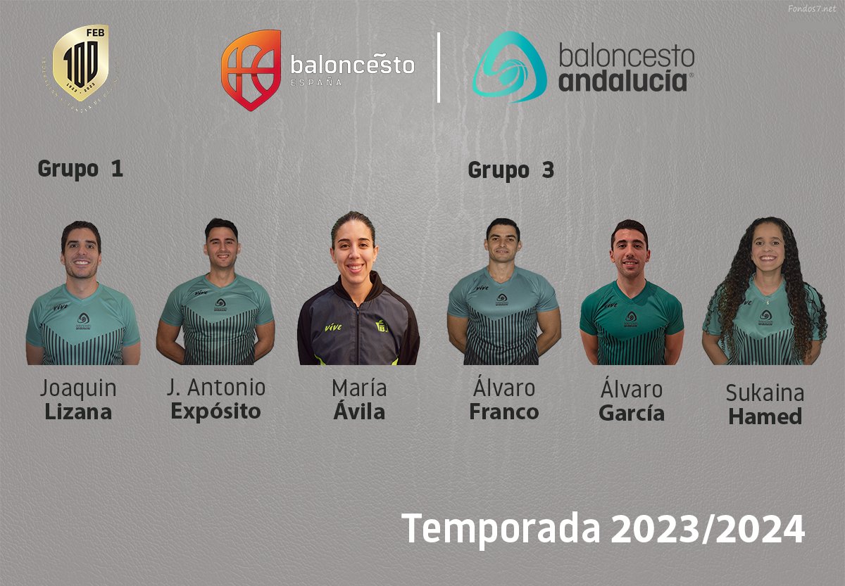 🔝Un total de 6 Árbitros del Departamento Arbitral de Sevilla actuarán en las Ligas FEB
✅ Joaquin Lizana
✅ <a href="/13mariaavila/">María Ávila</a> 
✅ <a href="/AlvaroGarcia_14/">Álvaro García</a> 
✅ <a href="/VaroFranco/">Alvaro Franco</a> 
✅ <a href="/Suky__10/">Suky🎀</a> 
✅ <a href="/JA_ExpositoRuf/">Juan A. Expósito Ruf</a>
➿ Toda la info en: acortartu.link/rkc7r