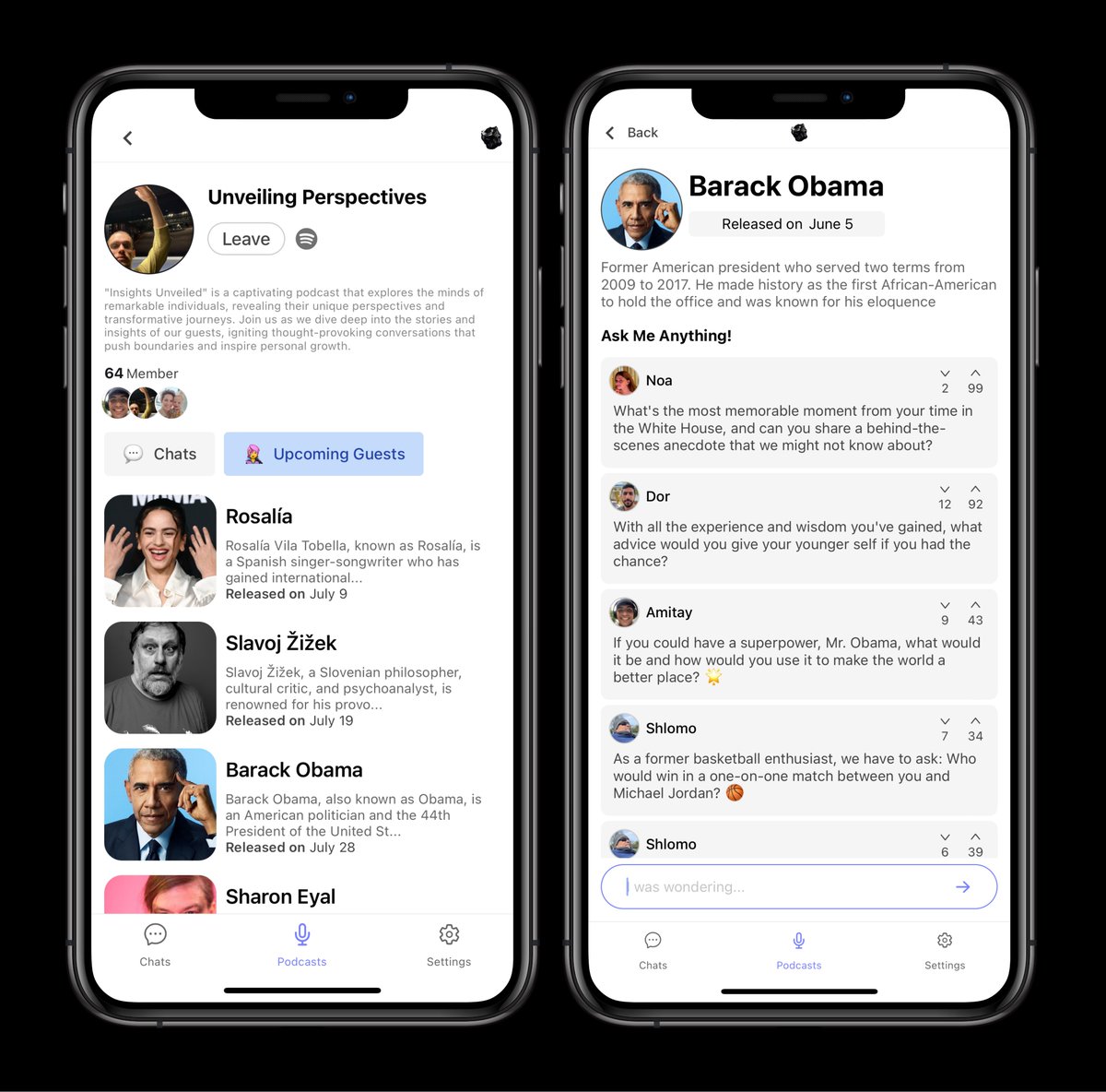 Podcasters? Share your upcoming guest list with listeners and let them suggest and vote on questions they want you to ask! Engage your audience like never before. 🎙️💬
kyoshi.app/download
#Podcast #Guests #Questions