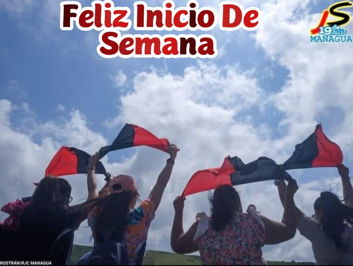 Buenos días! Feliz Inicio de Semana!! ☕✌️❤️🖤🌺

Aquí nos ilumina un sol 🌞 que no declina.!

#FelizLunesATodos
#4419VivalaRevolucion