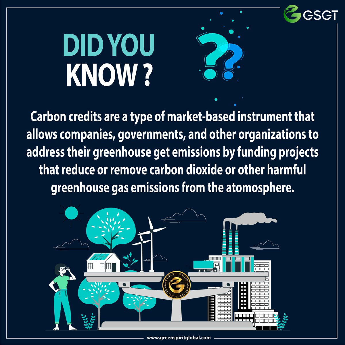 Official_GSGT's tweet photo. Carbon credits: Investing in a greener future with GSGT. #blockchain #SustainableFuture #invest #greencoincrypto #USDT #gogreen #gsgttoken #UtilityToken #investor #token #cryptoinvesting #greencrypto #Cryptocurrency #ecosystem #investing #EcoFriendly #carban #carboncredits https://t.co/rR5rSdwb65
