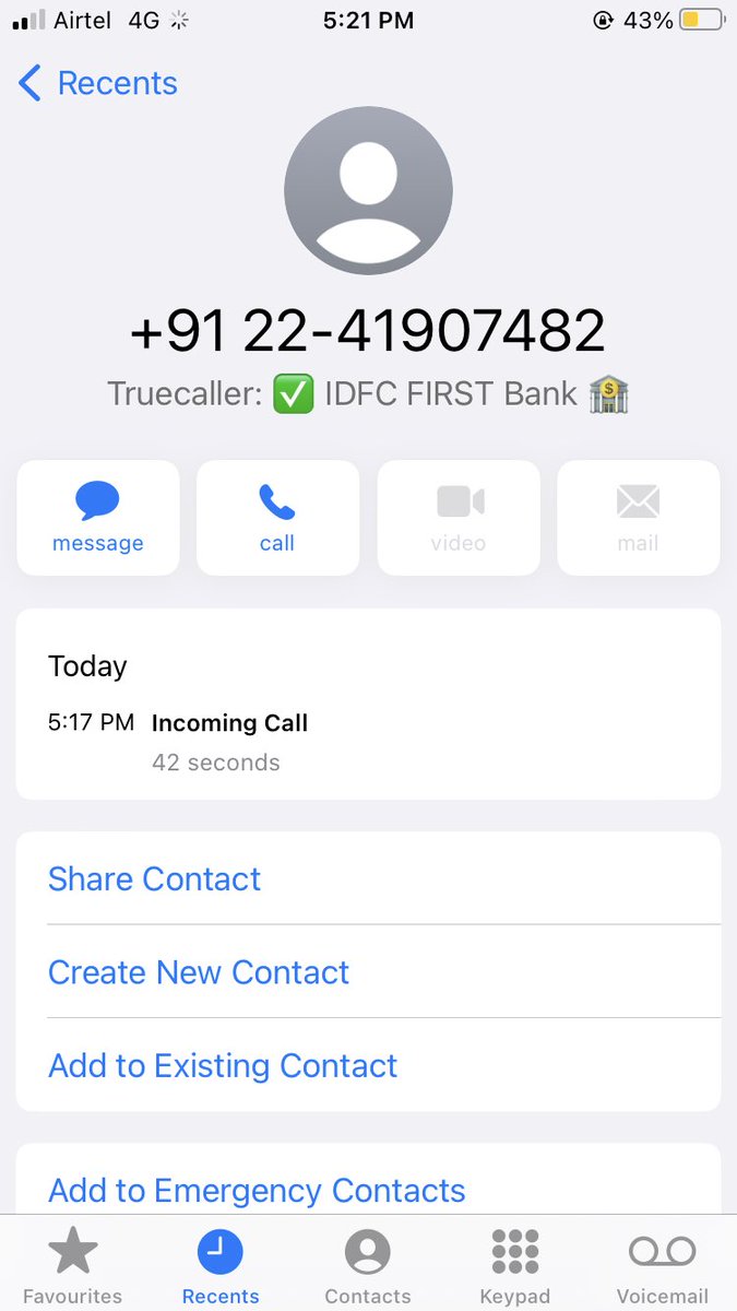 shivam_iimu19's tweet image. Hello @IDFCFIRSTBank - can you please stop calling me and delete my info from your database?
The next time, I get a random call for your product or service, I am going to report. 
Find a better way of acquiring new customers, cold calling will hurt you more.