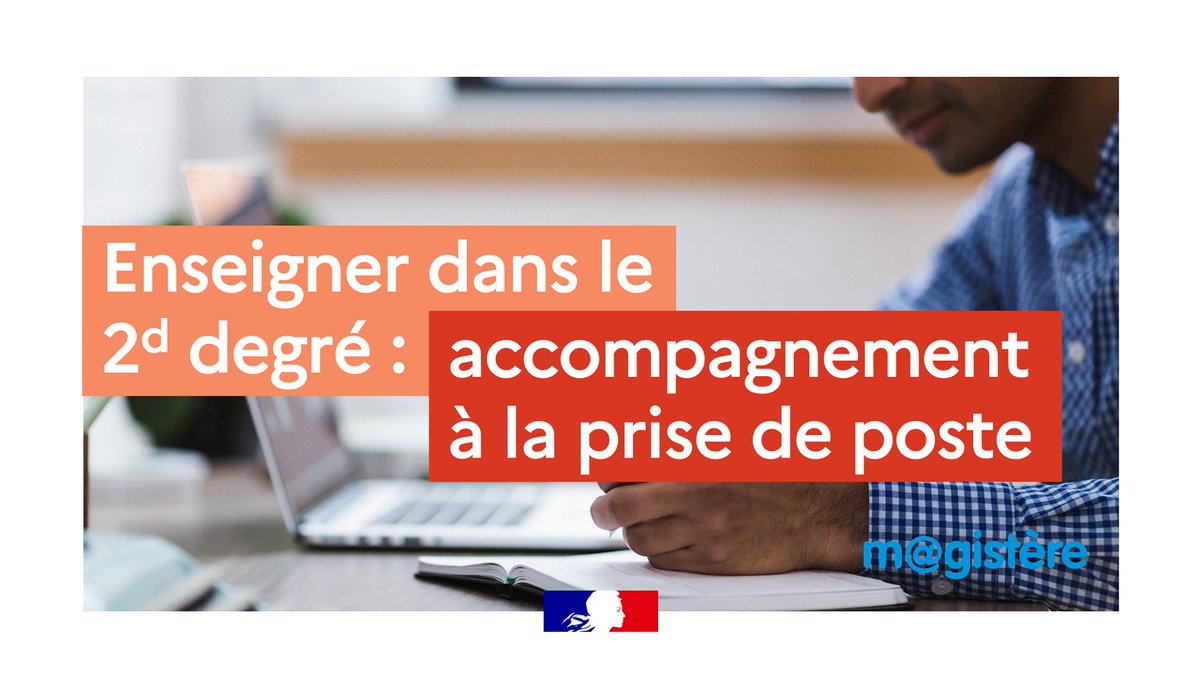 éduscol (@eduscol) on Twitter photo 📢 Accompagner la prise de poste des professeurs en collège et lycée ⤵
Un parcours m@gistère, composé de modules transversaux et disciplinaires, fournit des connaissances, repères et outils pour enseigner dans le 2d degré.
Accéder à la formation ▶ swll.to/bSiUfk 📢 Accompagner la prise de poste des professeurs en collège et lycée ⤵
Un parcours m@gistère, composé de modules transversaux et disciplinaires, fournit des connaissances, repères et outils pour enseigner dans le 2d degré.
Accéder à la formation ▶ swll.to/bSiUfk