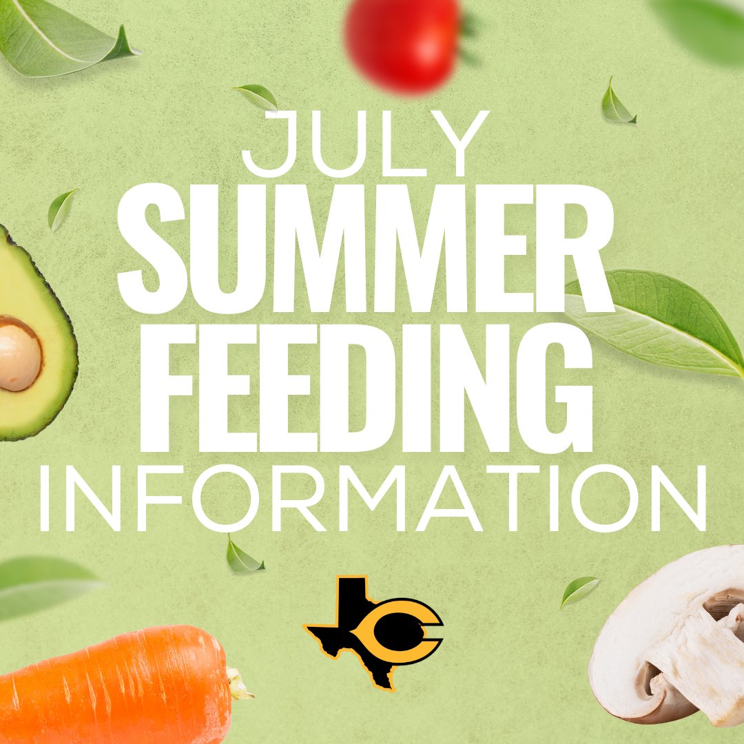 Noble-Reed Elementary School (@cisdnoblereed) on Twitter photo July Summer Feeding available on July 10-27th, Monday through Thursdays, at Crandall High School. CISD will not be serving at Dietz Elementary during July. No cost for kids 18 and younger and enrolled students up to 21 with disabilities. Entry in back by bus loop. July Summer Feeding available on July 10-27th, Monday through Thursdays, at Crandall High School. CISD will not be serving at Dietz Elementary during July. No cost for kids 18 and younger and enrolled students up to 21 with disabilities. Entry in back by bus loop.