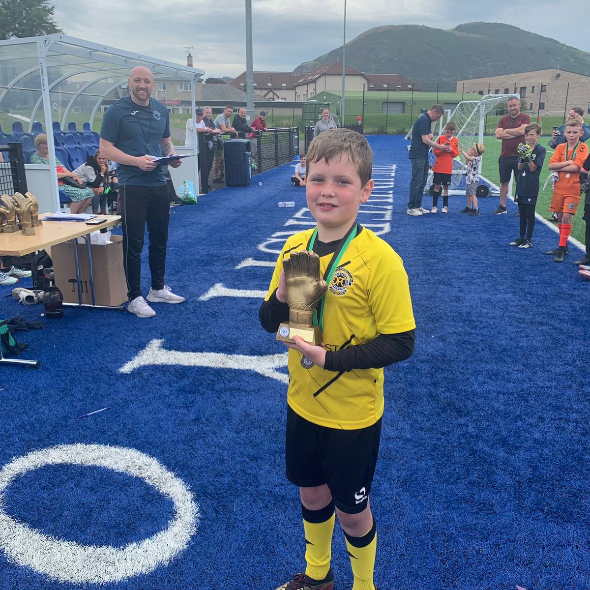 Congratulations to one of our 2015 goalkeepers, Jacob on winning the elite 2014 Sports Pathway Group goalie wars festival in Edinburgh on Saturday 🥇.  
Well done Jacob. First of many goalkeeper trophies I can see you winning!
#goalkeepers #WINNER #greatsave
#TGSgloves