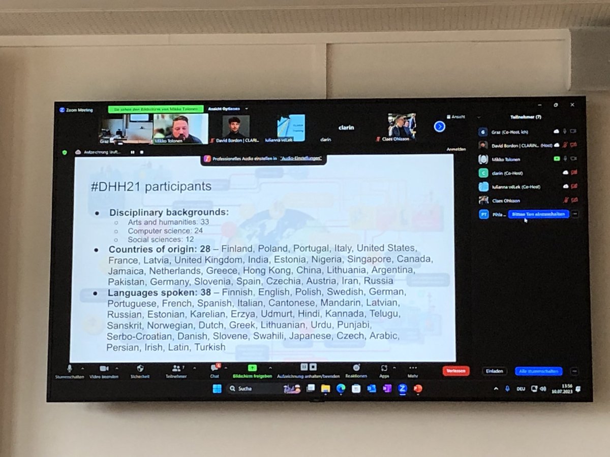Sally Chambers (@schambers3) on Twitter photo Now <a href="/mikko_tolonen/">Mikko Tolonen</a> diving into more detail about #dhh21 and the challenges and opportunities of going #online #dh2023 Now <a href="/mikko_tolonen/">Mikko Tolonen</a> diving into more detail about #dhh21 and the challenges and opportunities of going #online #dh2023